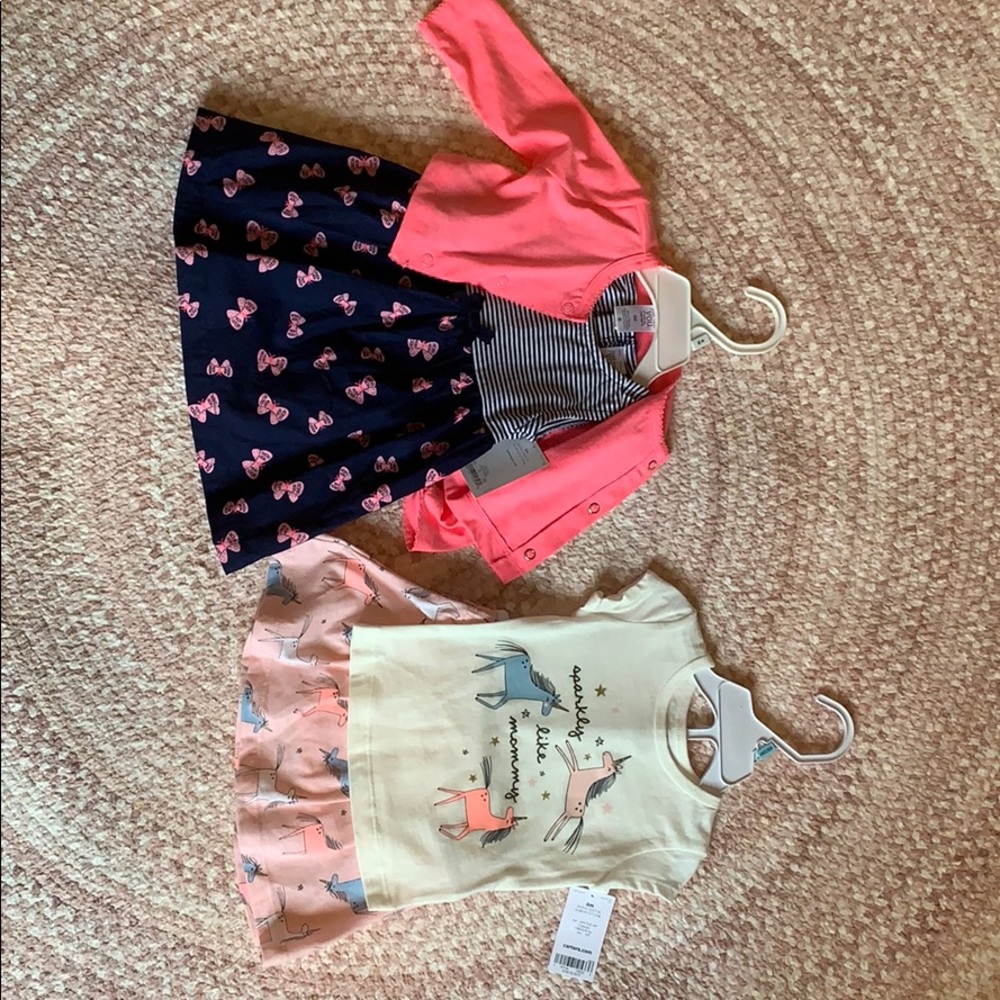 Carters 6month Spring Girl Outfits- Tags ON